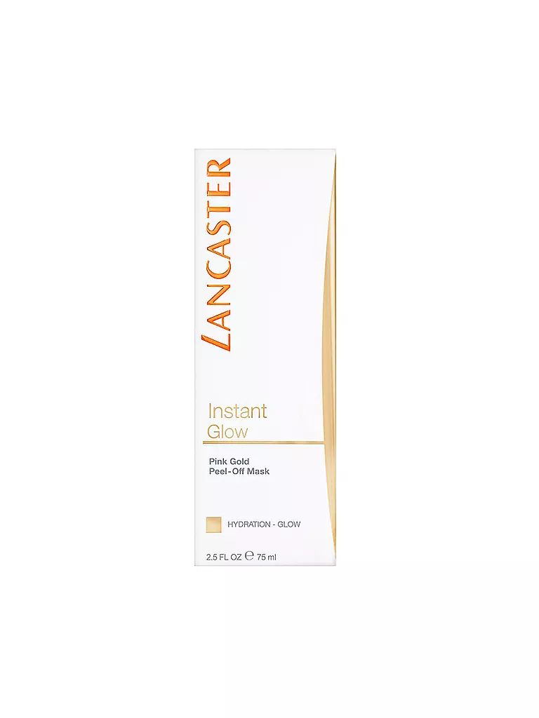 LANCASTER | Instant Glow Peel-off Maske Rosé mit Sleeve 75ml | keine Farbe