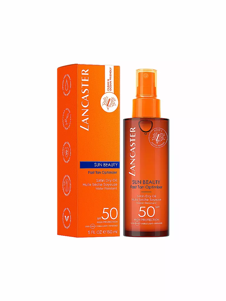 LANCASTER | Sun Beauty Satin Dry Oil SPF50 150ml | keine Farbe