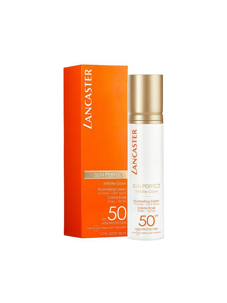 LANCASTER Sun Perfect Infinite Glow Illuminating Cream SPF50 50ml transparent