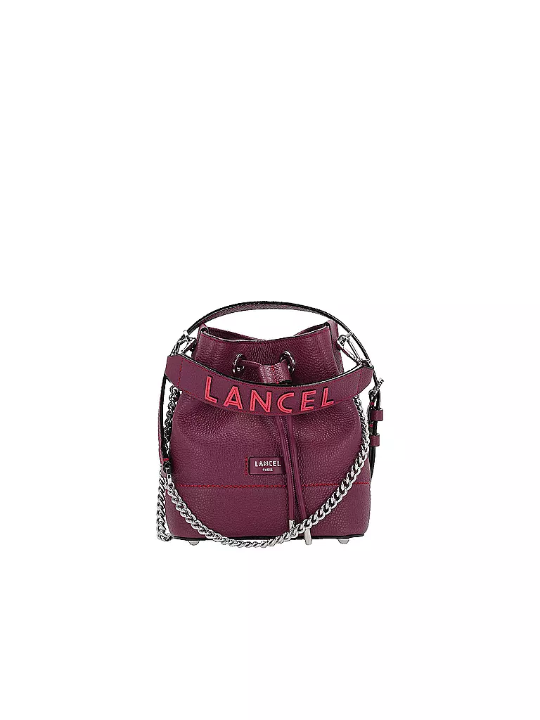 LANCEL | Ledertasche - Bucket Bag NINON DE LANCEL | beere