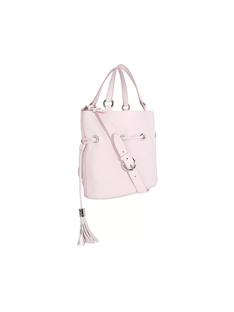 LANCEL | Ledertasche - Bucket Bag PREMIER FLIRT DE LANCEL Medium | rosa