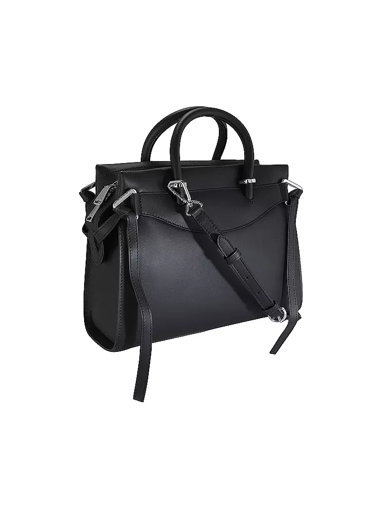 LANCEL | Ledertasche - Umhängetasche Large RODEO CUIR VACHETTE LISSE | schwarz