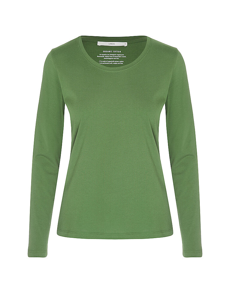 LANIUS Langarmshirt  dunkelgrün | 36