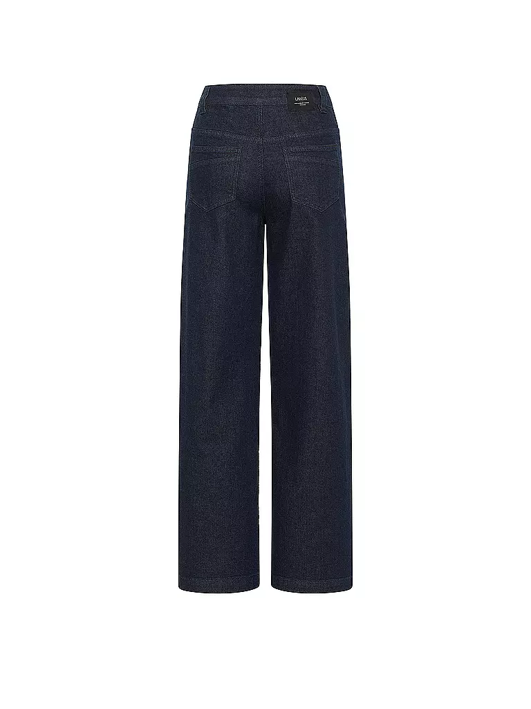 LANIUS | Highwaist Jeans Wide Fit | dunkelblau