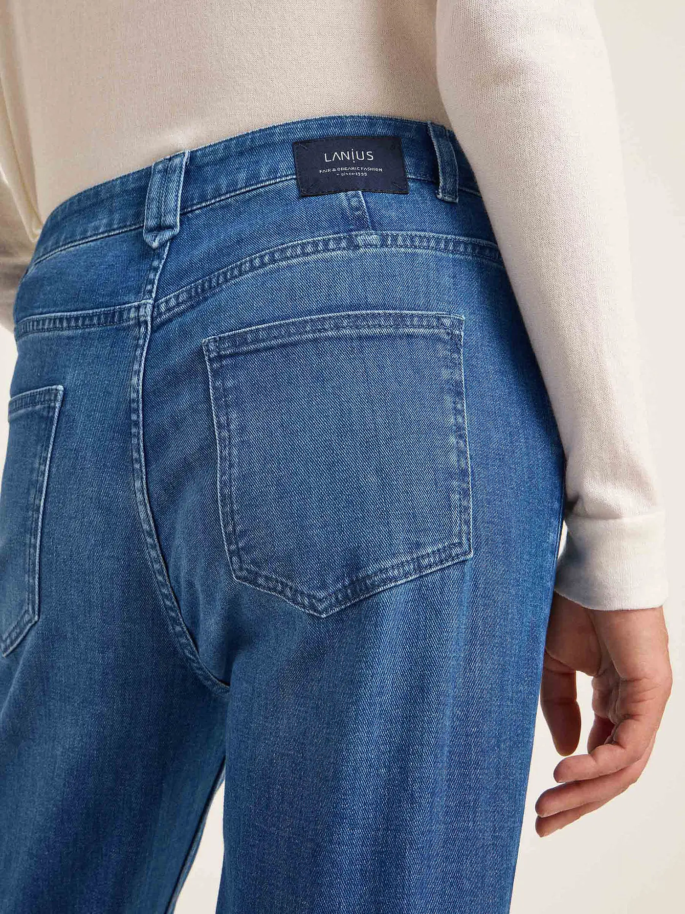 LANIUS | Jeans Flared Fit | blau