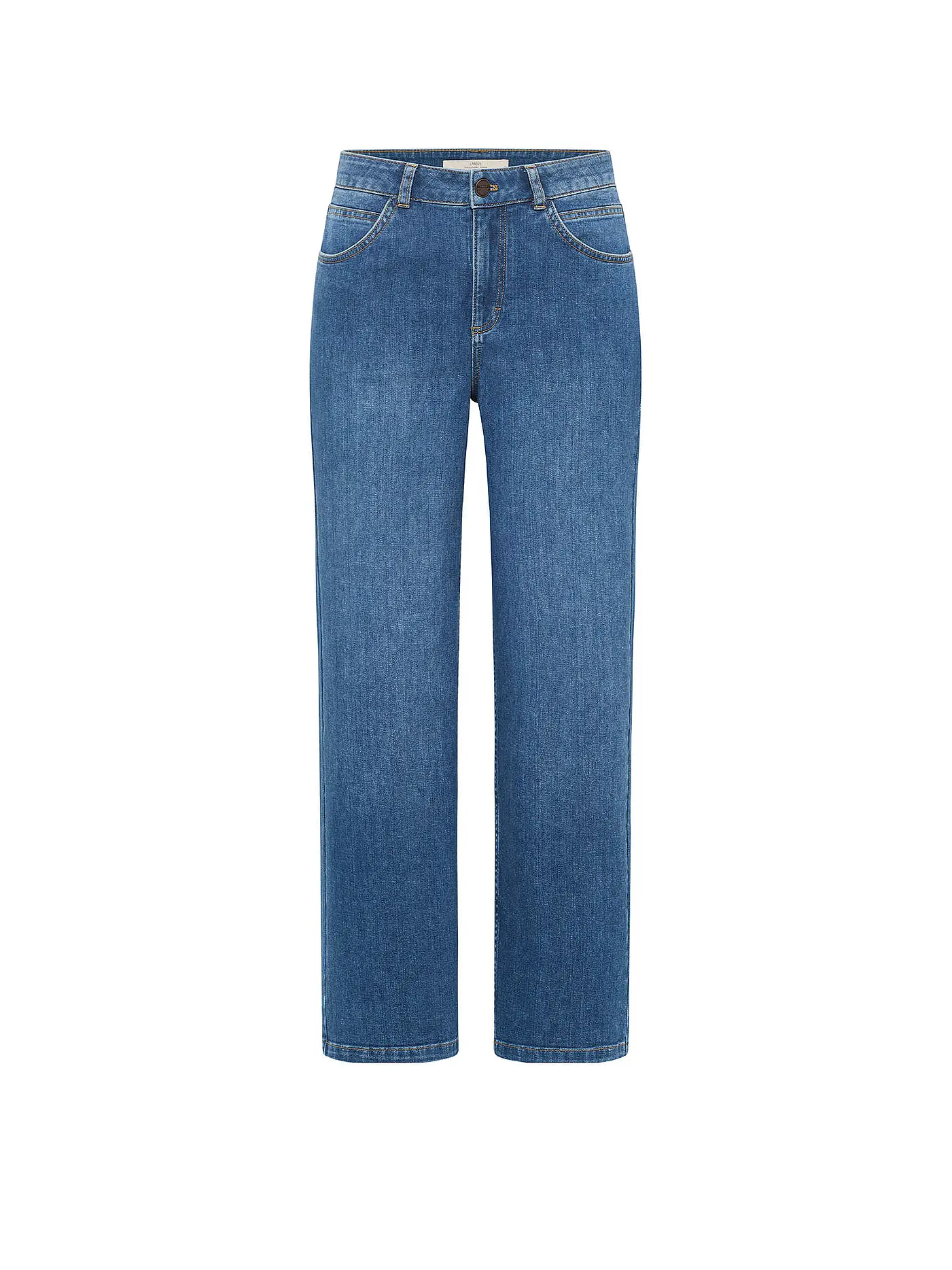 LANIUS | Jeans Relaxed Fit 7/8 | blau