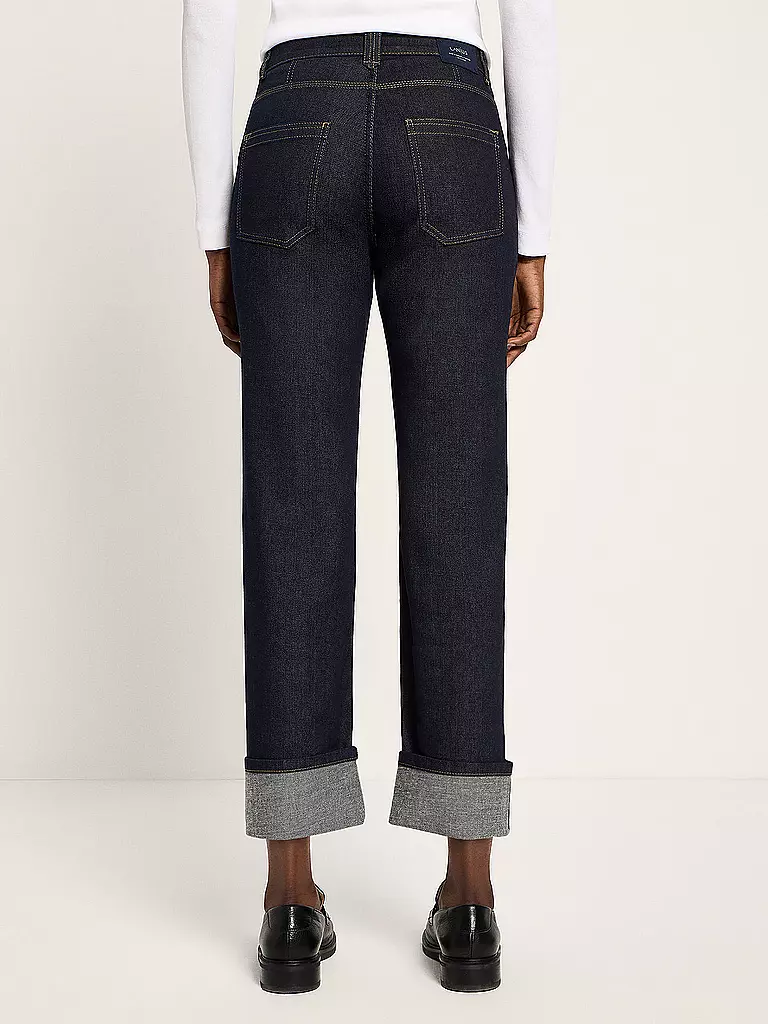 LANIUS | Jeans Straight Fit 7/8 | dunkelblau