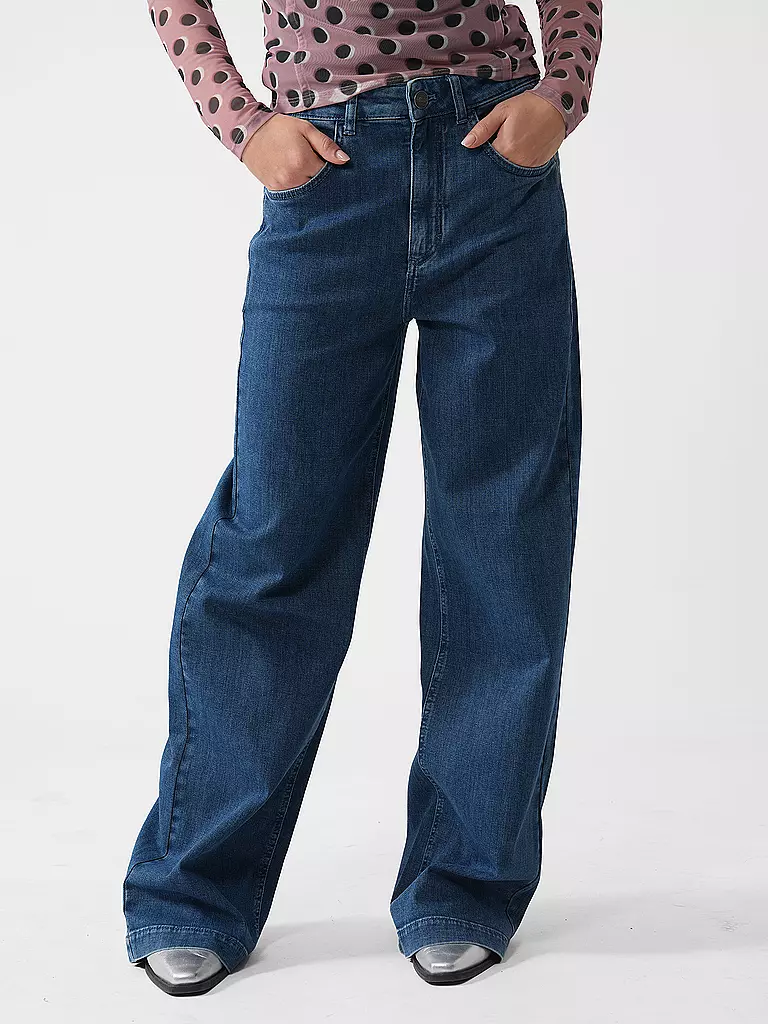 LANIUS | Jeans Wide Leg Fit  | blau