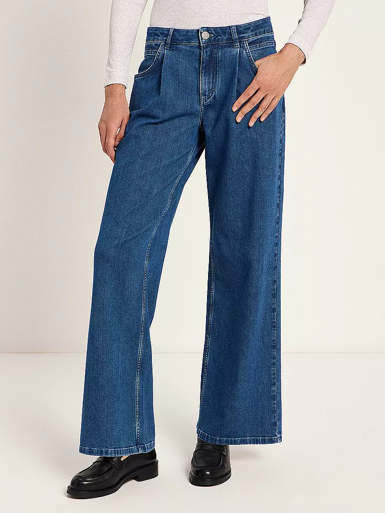 LANIUS | Jeans Wide Leg | blau