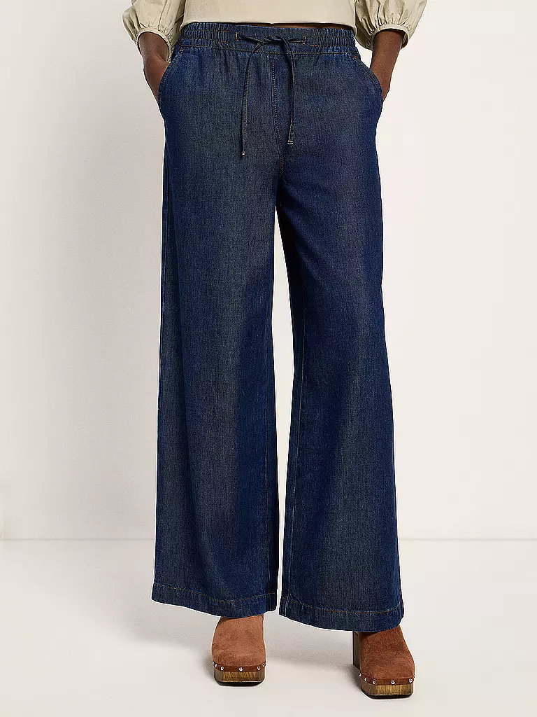 LANIUS | Jeans Wide Leg | dunkelblau