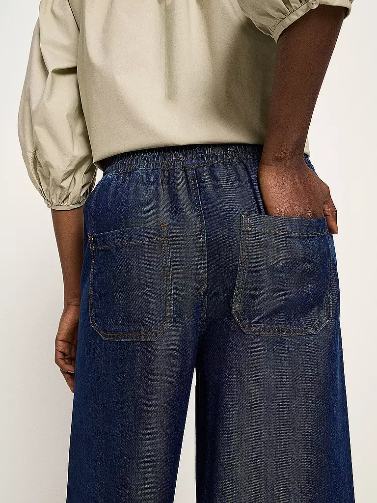 LANIUS | Jeans Wide Leg | dunkelblau