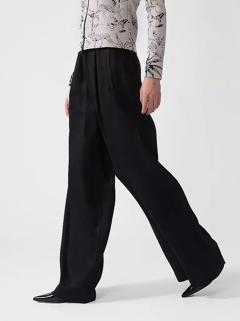 LANIUS | Marlenehose | schwarz