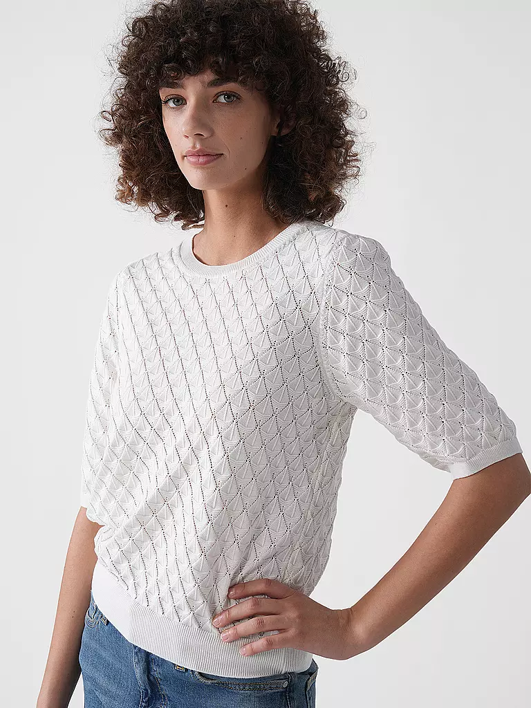 LANIUS | Pullover AJOUR | hellblau