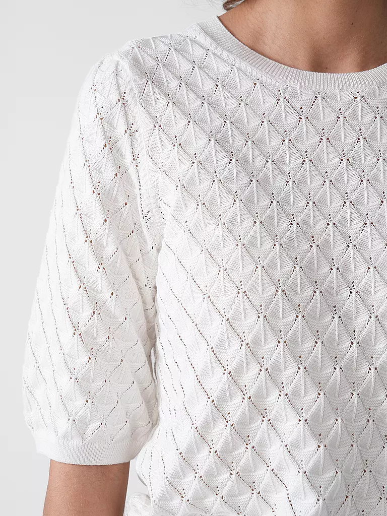 LANIUS | Pullover AJOUR | hellblau