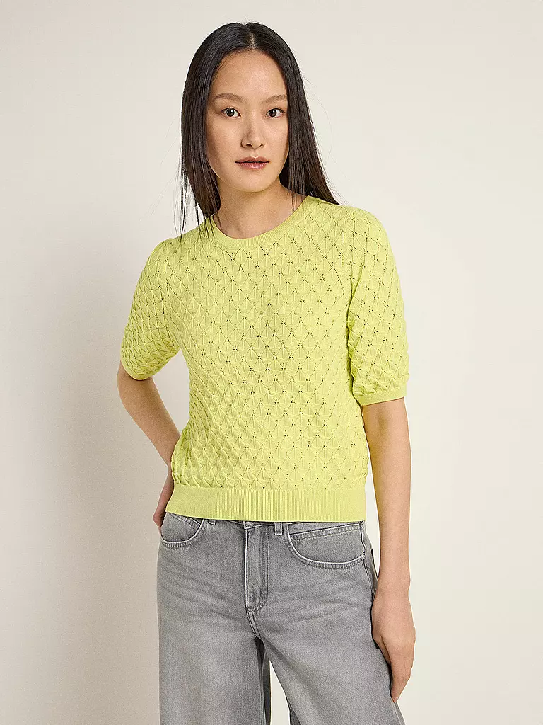 LANIUS | Pullover AJOUR | hellblau