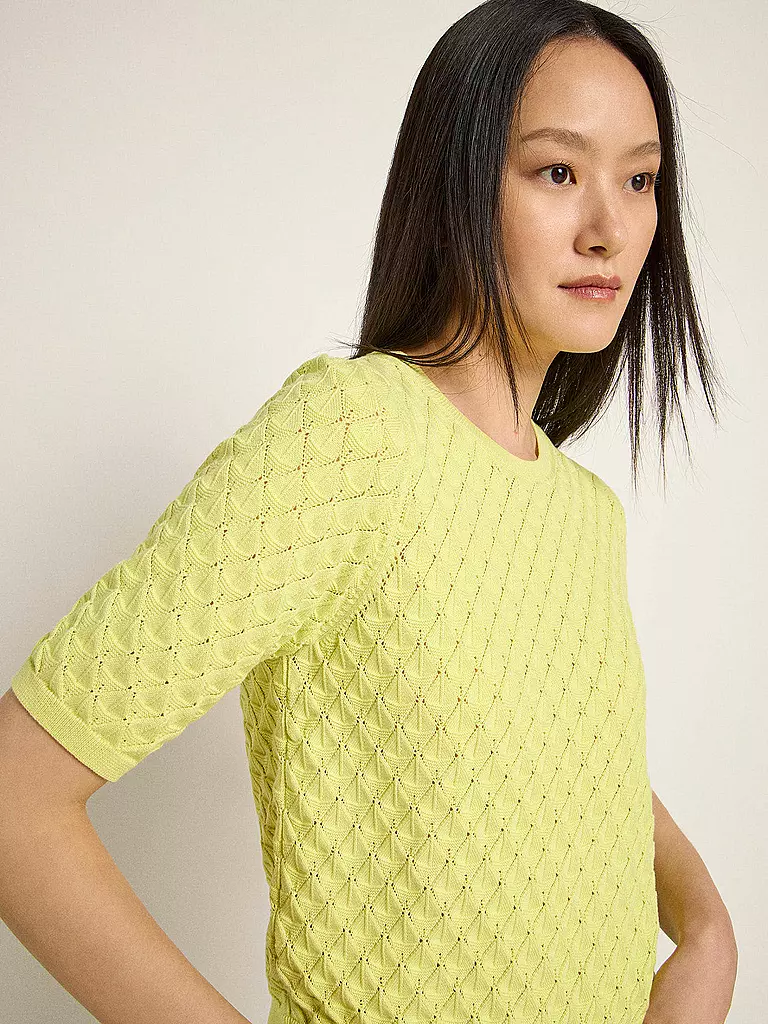 LANIUS | Pullover AJOUR | hellblau