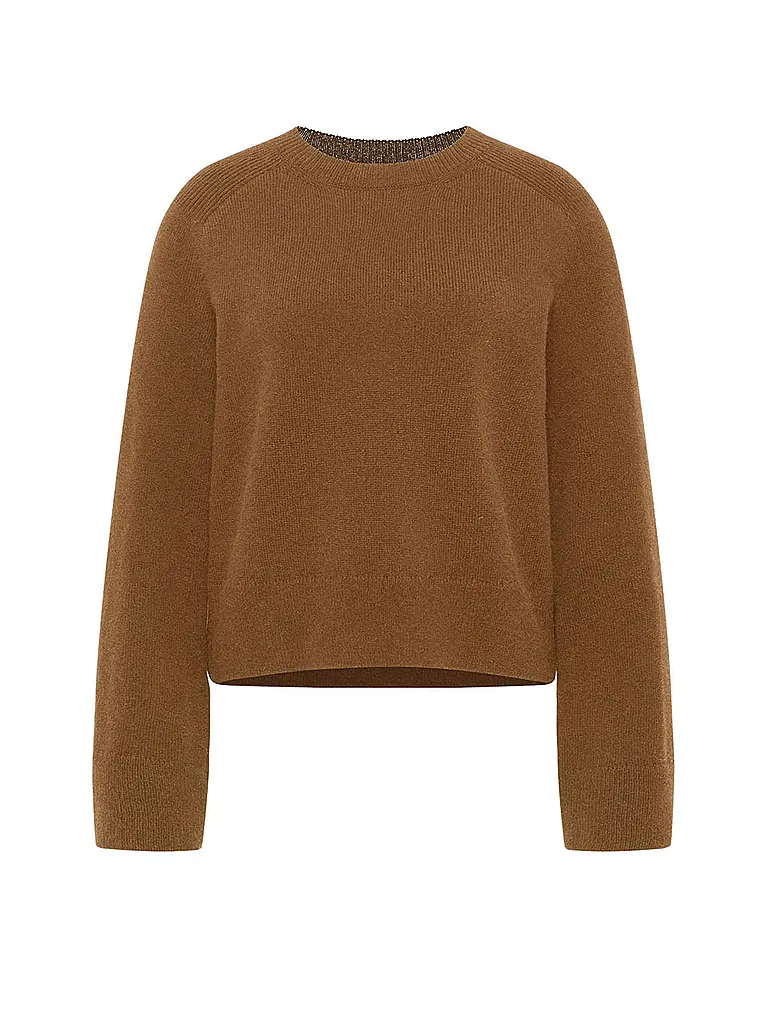 LANIUS | Pullover Cropped Fit | camel