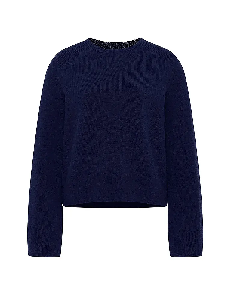 LANIUS | Pullover Cropped Fit | dunkelblau