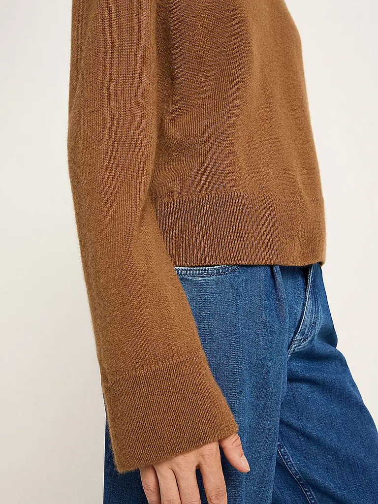 LANIUS | Pullover Cropped Fit | camel