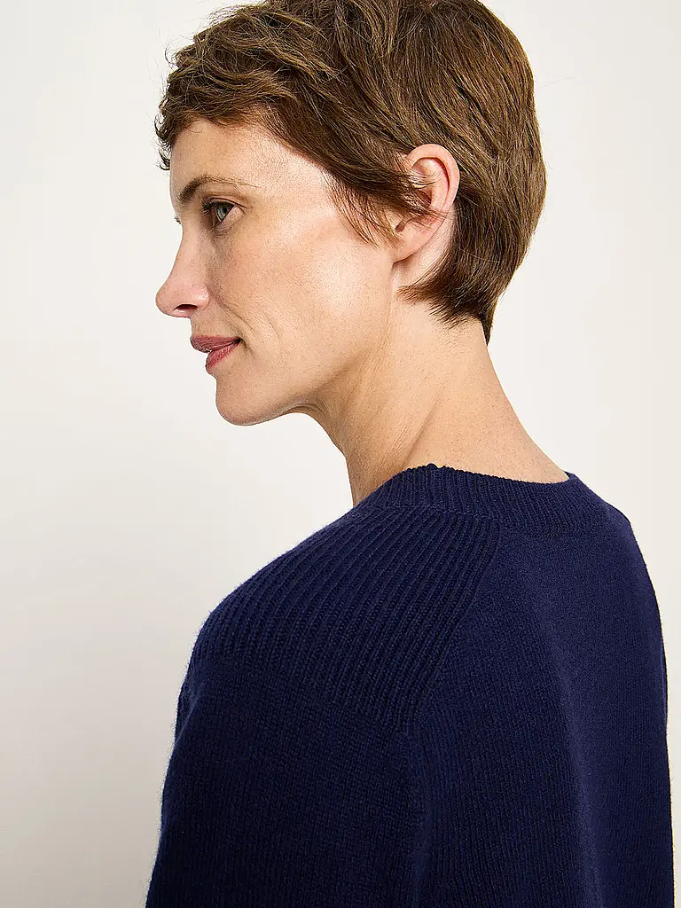 LANIUS | Pullover Cropped Fit | dunkelblau
