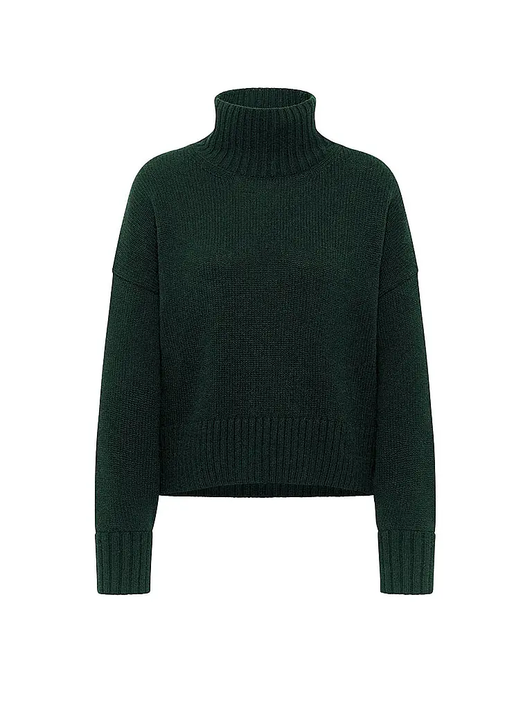 LANIUS | Rollkragenpullover  | dunkelgrün