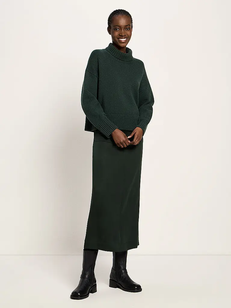 LANIUS | Rollkragenpullover  | dunkelgrün