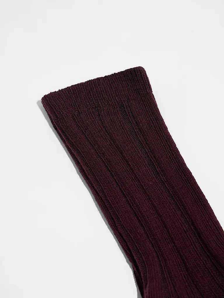 LANIUS | Socken bordeaux | 
