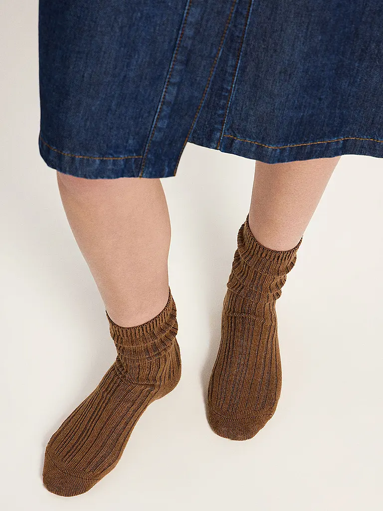 LANIUS | Socken brown | camel