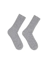 LANIUS | Socken bordeaux | grau