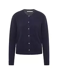 LANIUS | Strickjacke Boxy Fit | dunkelblau