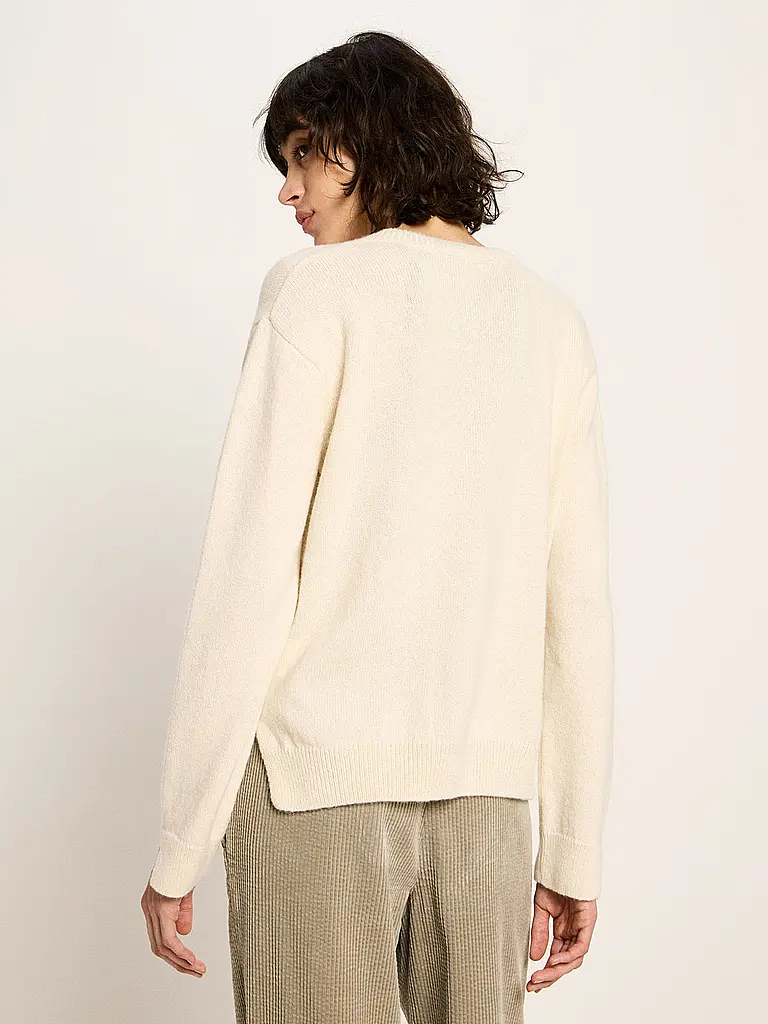 LANIUS | Strickjacke Boxy Fit | creme