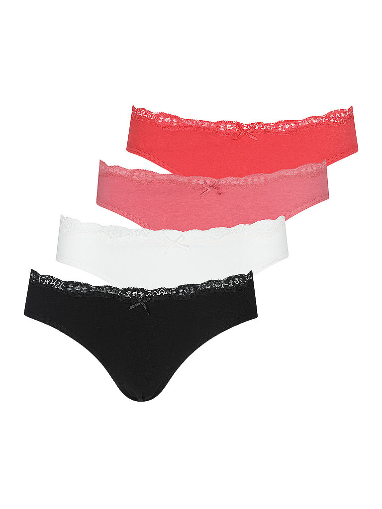 LASCANA Slip 4er Pkg. pink box rosa | 36-38