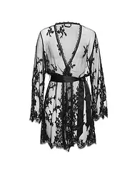 LASCANA | Kimono - Negligé LEO | schwarz