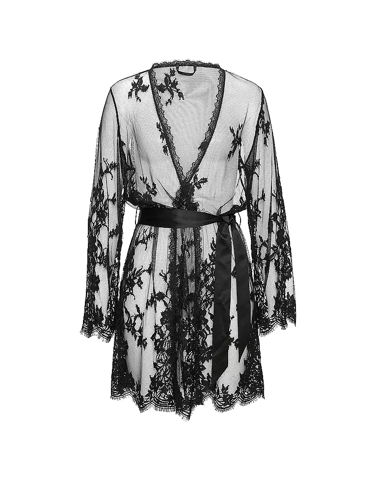 LASCANA | Kimono - Negligé LEO | schwarz