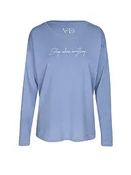 LASCANA | Langarmshirt COZY DREAMS  | blau