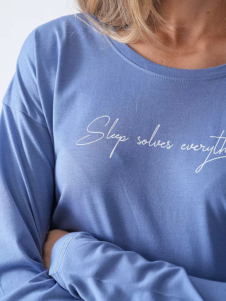LASCANA | Langarmshirt VIVIANCE DREAMS | blau