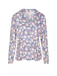 LASCANA | Pyjamaoberteil VIVANCE DREAMS | blau