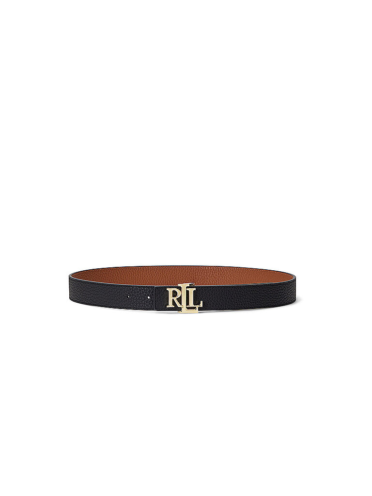 LAUREN RALPH LAUREN Wendegürtel  schwarz | 80CM