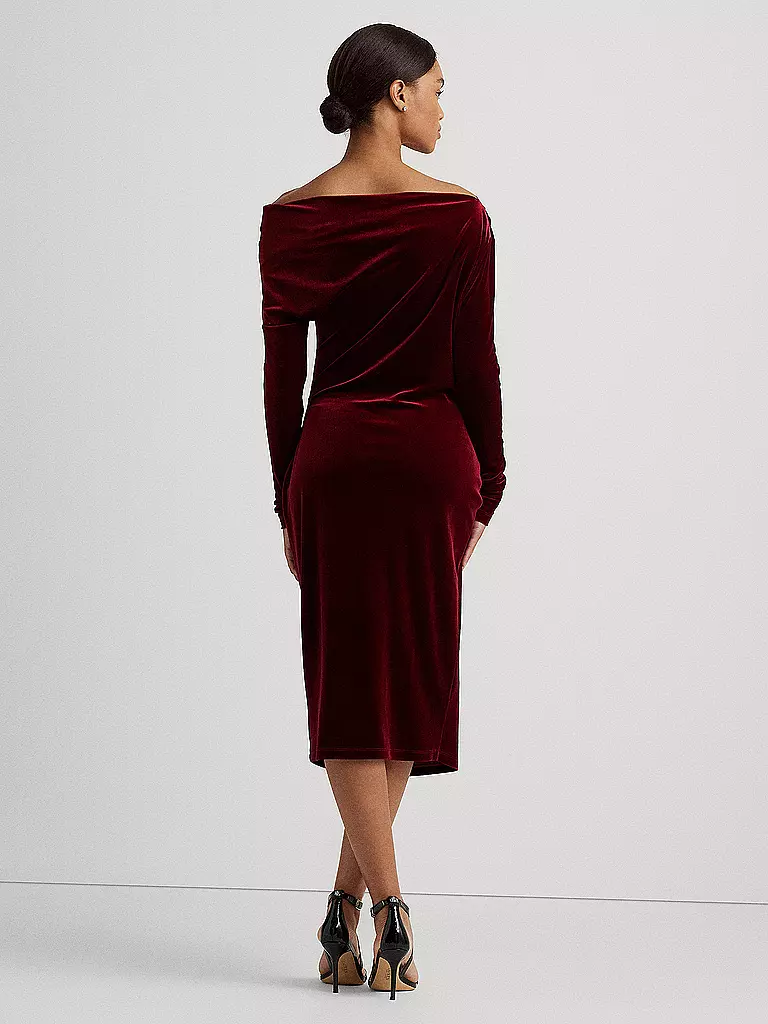 LAUREN RALPH LAUREN | Cocktailkleid LENDIVA | dunkelrot