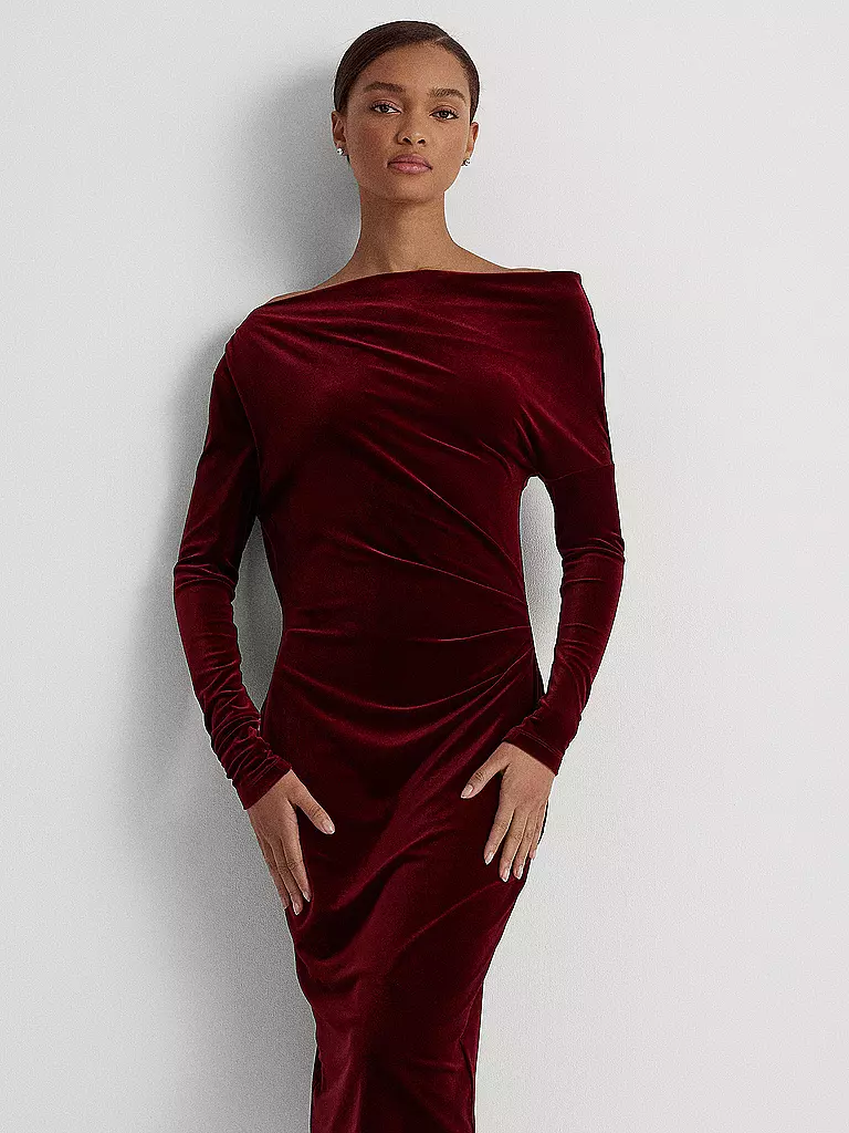 LAUREN RALPH LAUREN | Cocktailkleid LENDIVA | dunkelrot