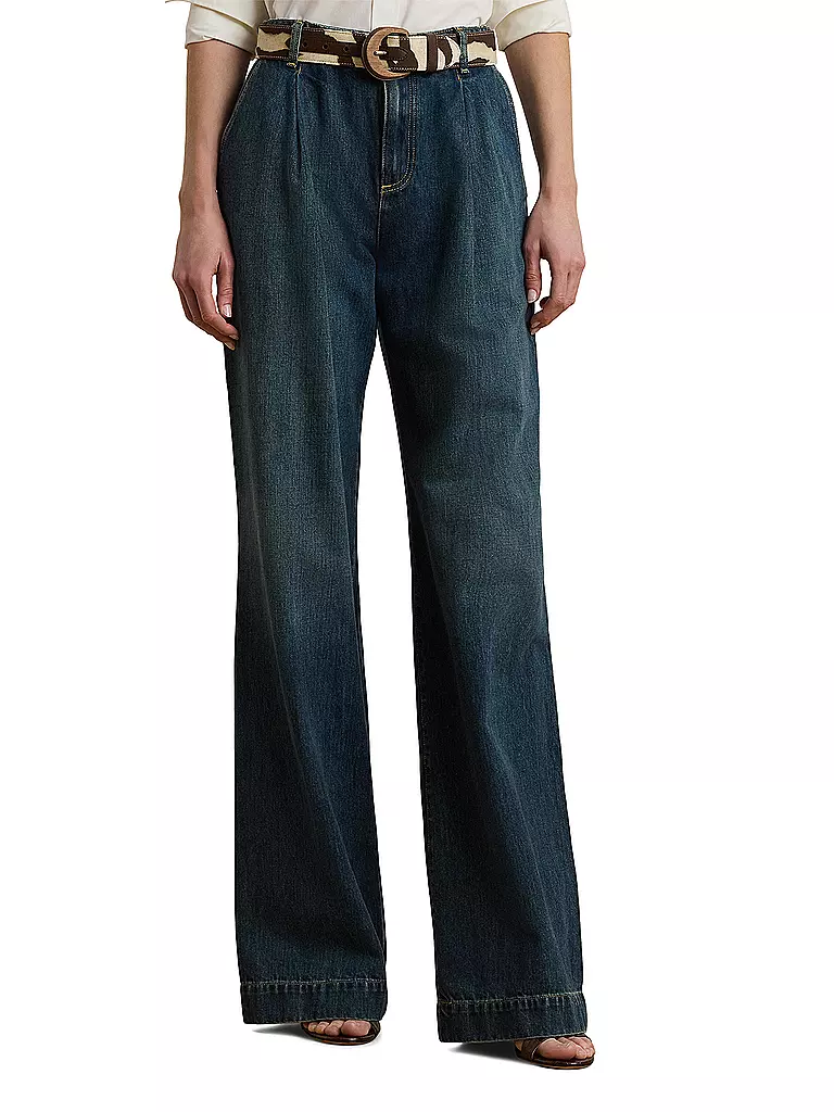 LAUREN RALPH LAUREN | Jeans Wide Leg KIRAHN | dunkelblau