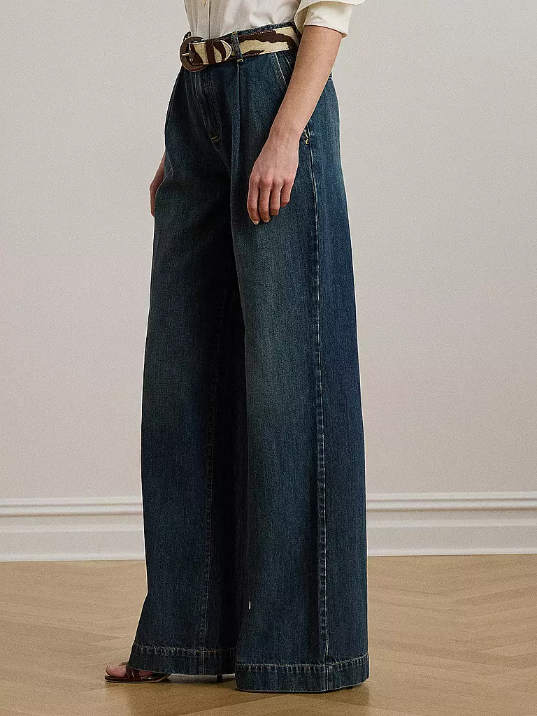 LAUREN RALPH LAUREN | Jeans Wide Leg KIRAHN | dunkelblau