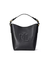 LAUREN RALPH LAUREN | Ledertasche - Bucket Bag WITLEY | schwarz