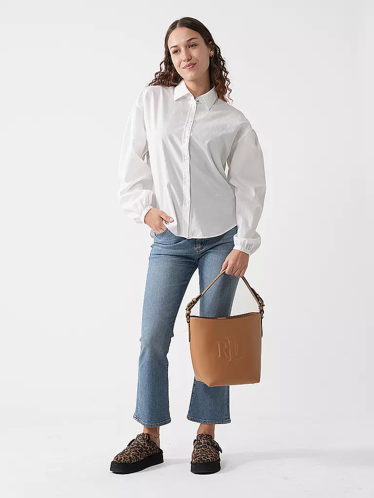 LAUREN RALPH LAUREN | Ledertasche - Bucket Bag WITLEY | beige