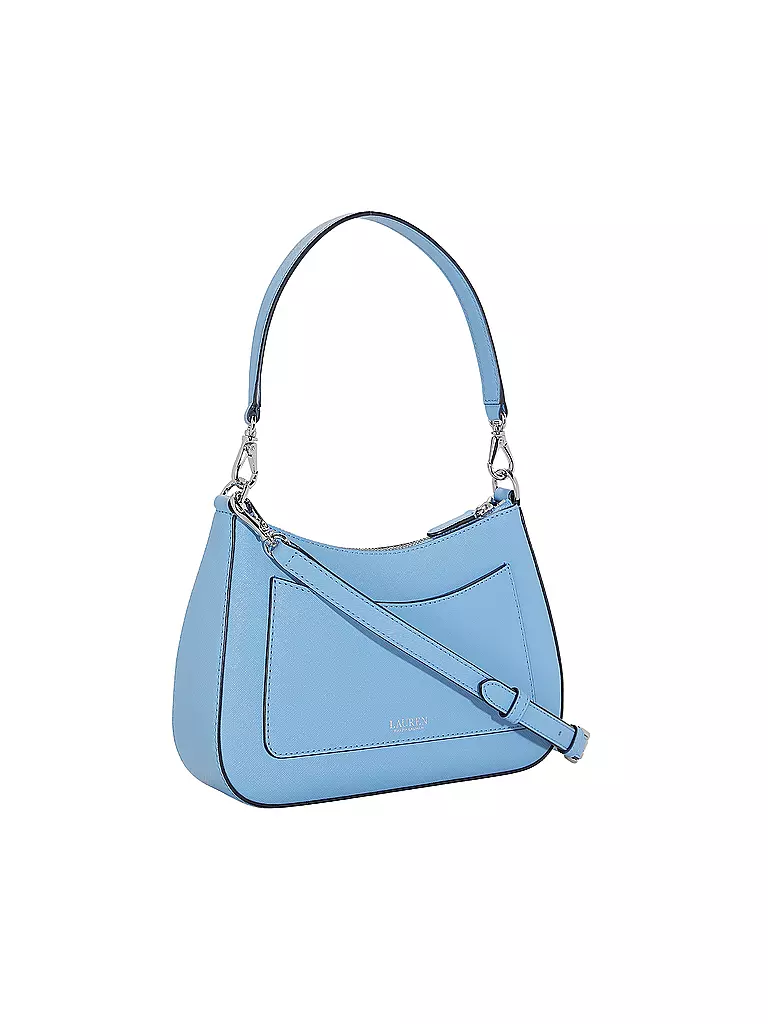 LAUREN RALPH LAUREN | Ledertasche - Henkeltasche DANNI 26 Medium | hellblau