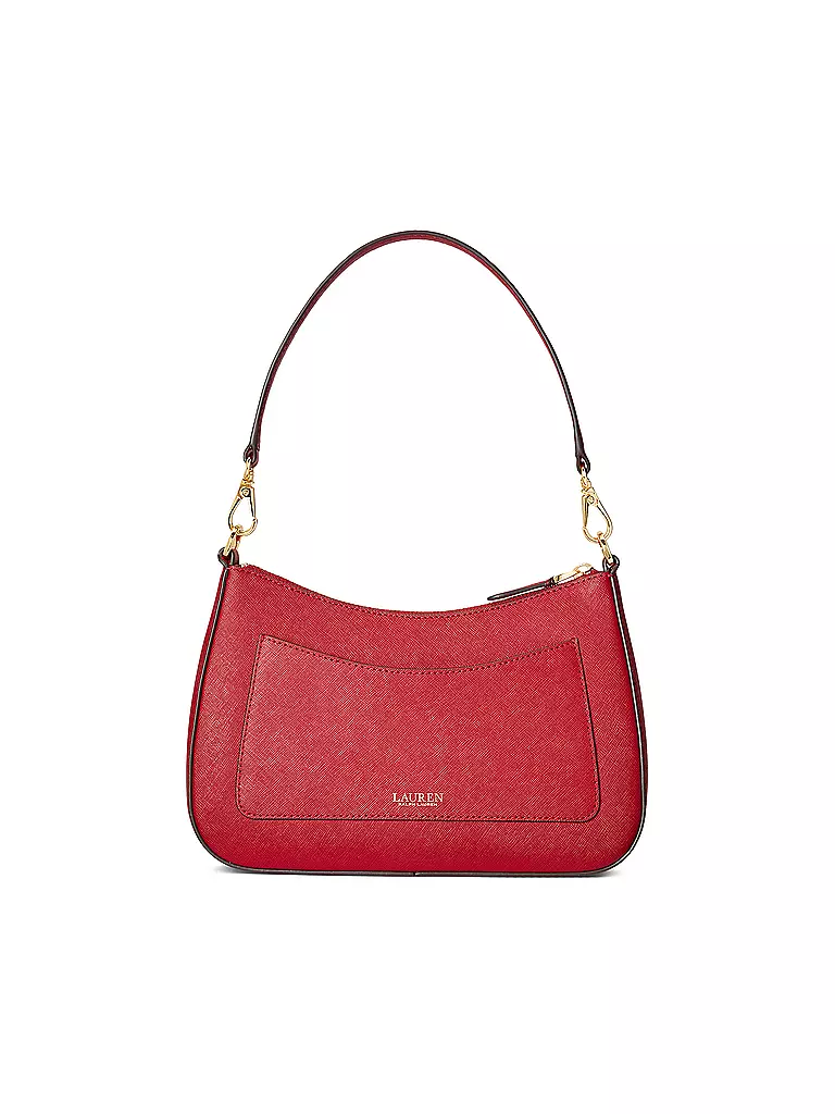 LAUREN RALPH LAUREN | Ledertasche - Henkeltasche DANNI 26 Medium | dunkelgrün