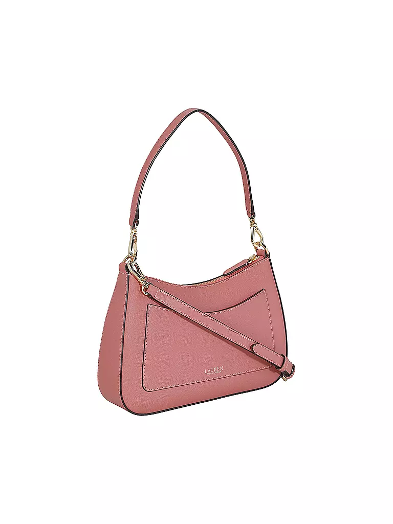 LAUREN RALPH LAUREN | Ledertasche - Henkeltasche DANNI 26 Medium | rosa