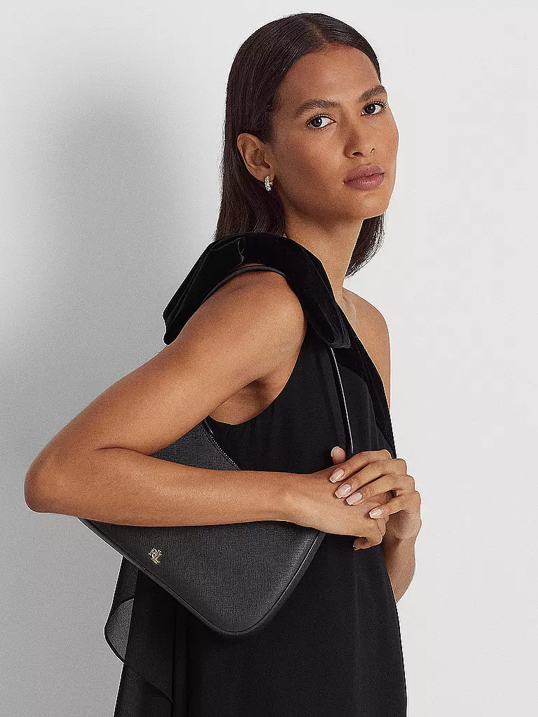 LAUREN RALPH LAUREN | Ledertasche - Henkeltasche DANNI 26 Medium | braun