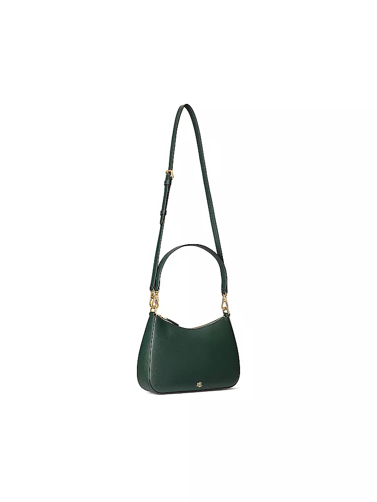 LAUREN RALPH LAUREN | Ledertasche - Henkeltasche DANNI 26 Medium | dunkelgrün