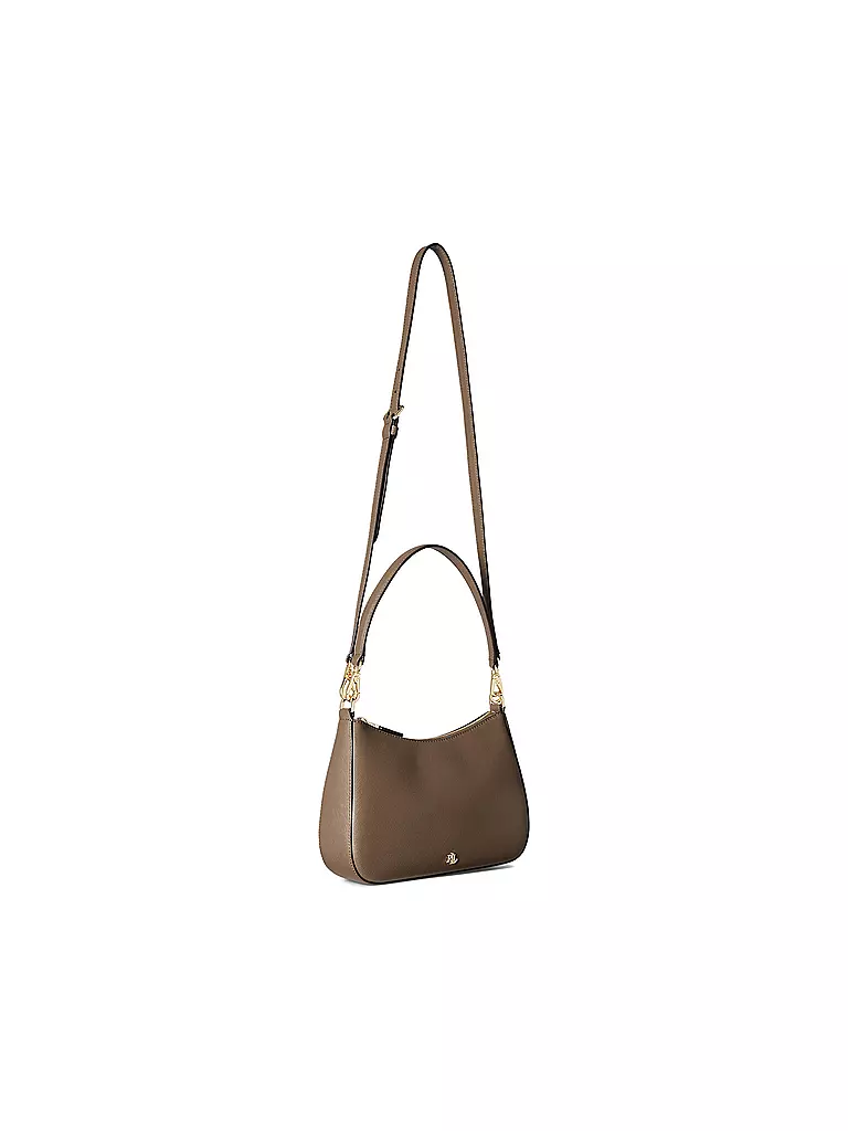 LAUREN RALPH LAUREN | Ledertasche - Henkeltasche DANNI 26 Medium | dunkelblau